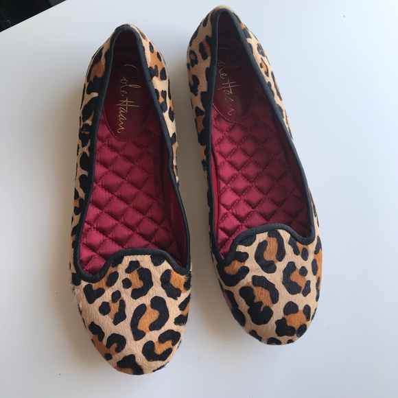 Cole Haan Leopard Flats - Picture 2 of 5